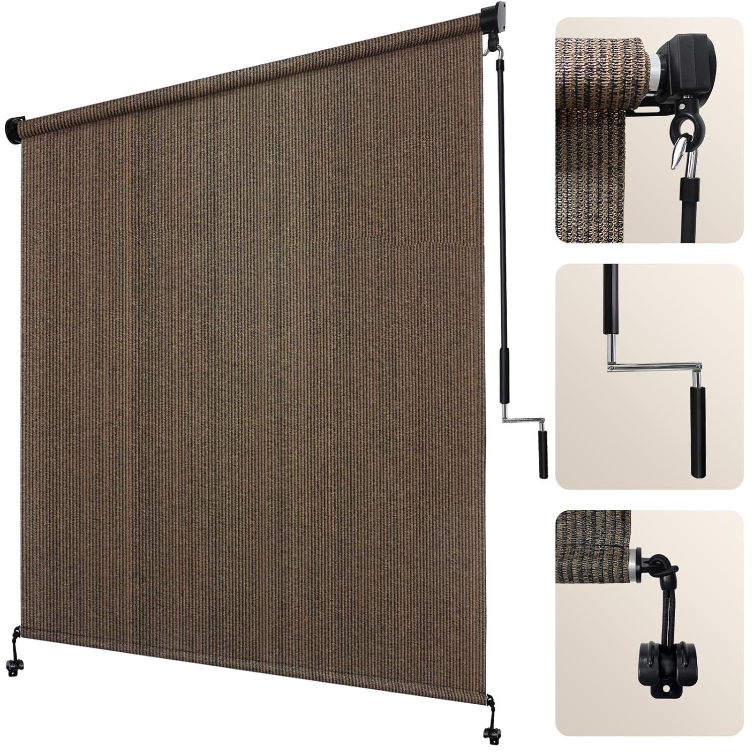 Amazon Basics Amazon Basics Outdoor Patio with UV Block, 10' x 13' ft, Sand gallery image 2