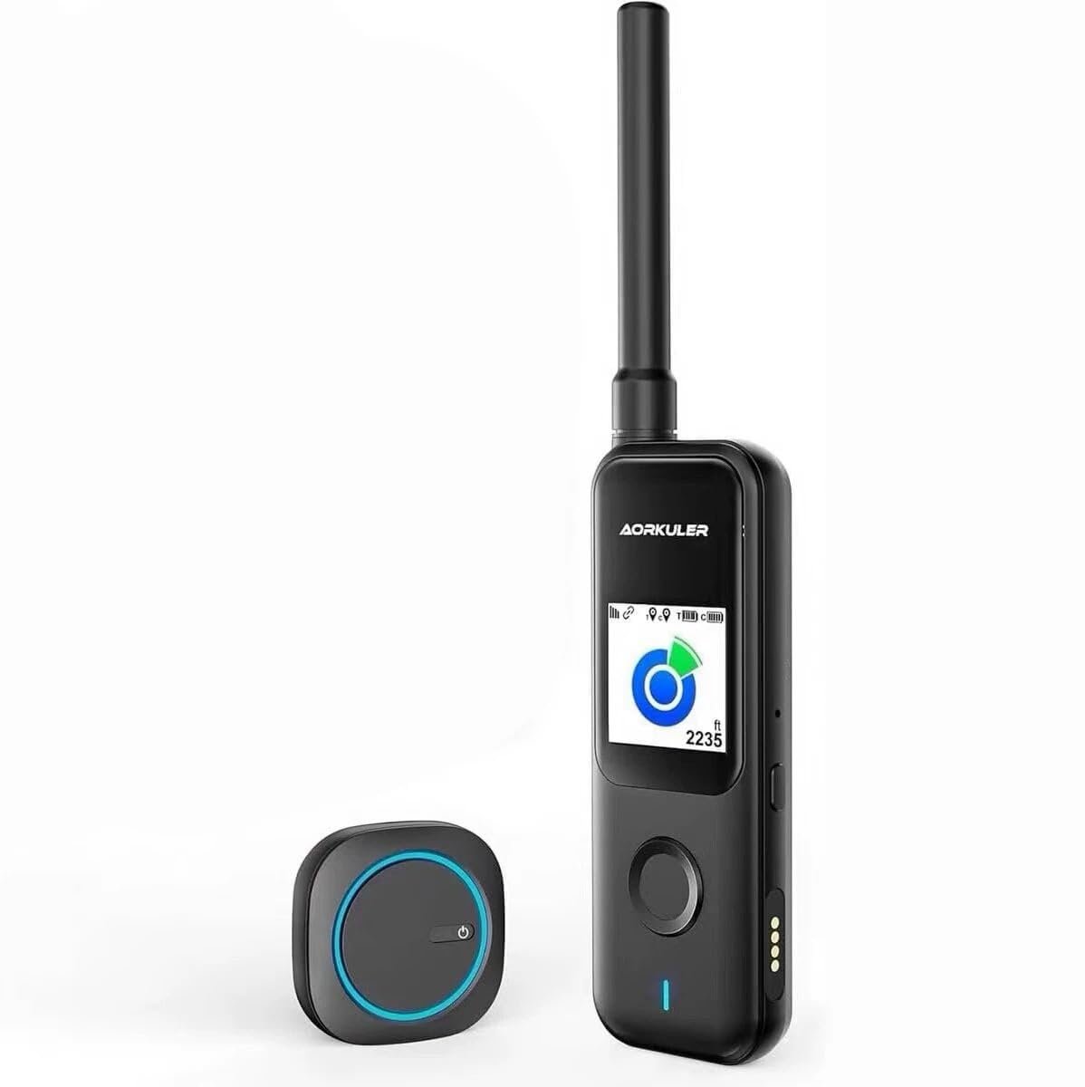 Aorkuler GPS Dog Tracker 2 handheld and collar