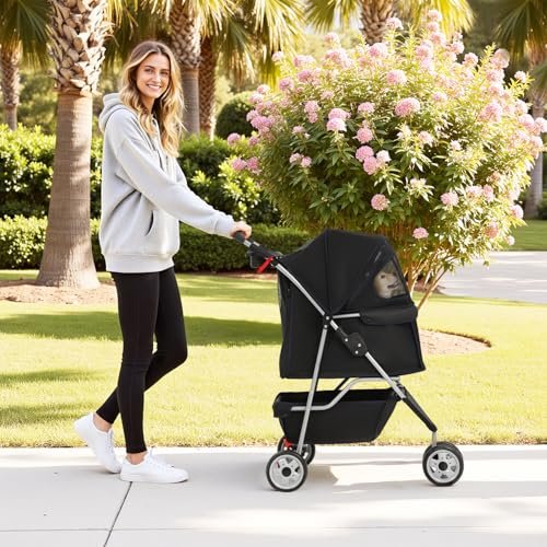BestPet 3-Wheel Pet Stroller product image 3