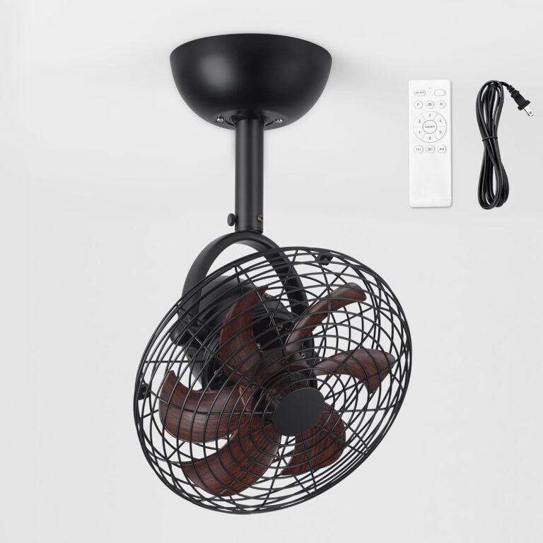 Comfort Zone Comfort Zone 16-Inch Wall Mount Fan with Remote Control product gallery image 1 showing wall mount fan details