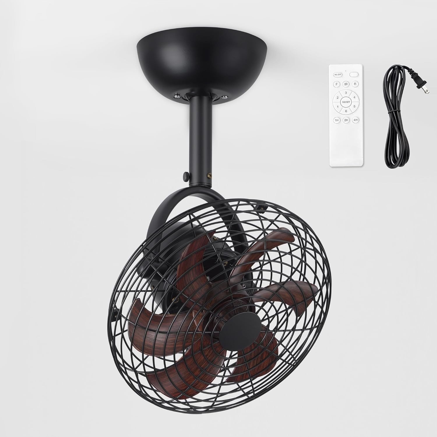 Comfort Zone Comfort Zone 16-Inch Wall Mount Fan with Remote Control product gallery image 1 showing wall mount fan details