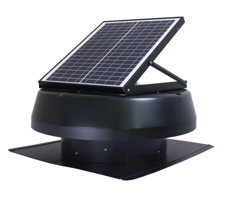 iLIVING ILG8SF301A Solar Attic Fan Review (2026) 2 iLIVING ILG8SF301A 40W solar roof attic fan - main product view