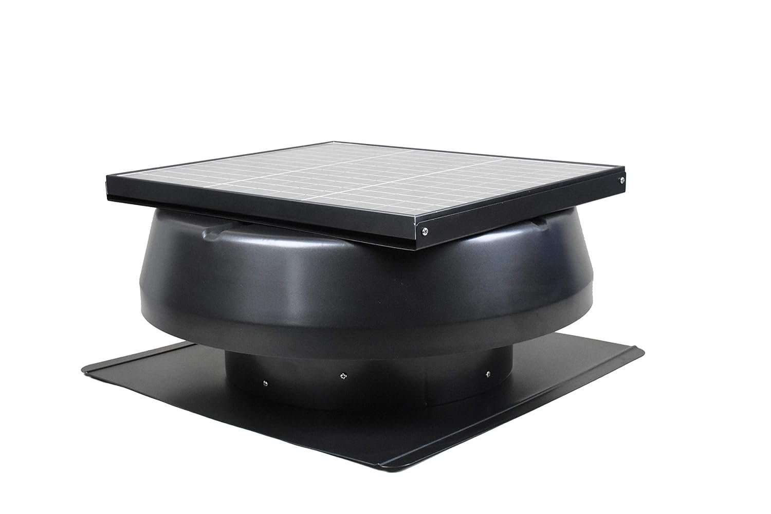 iLIVING ILG8SF301A 40W solar roof attic fan - installation and mounting view