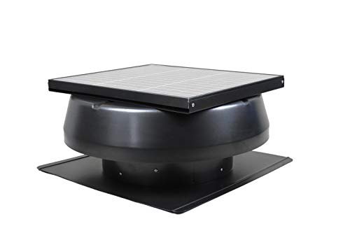 iLIVING ILG8SF301A 40W solar roof attic fan - dimensions and specification view