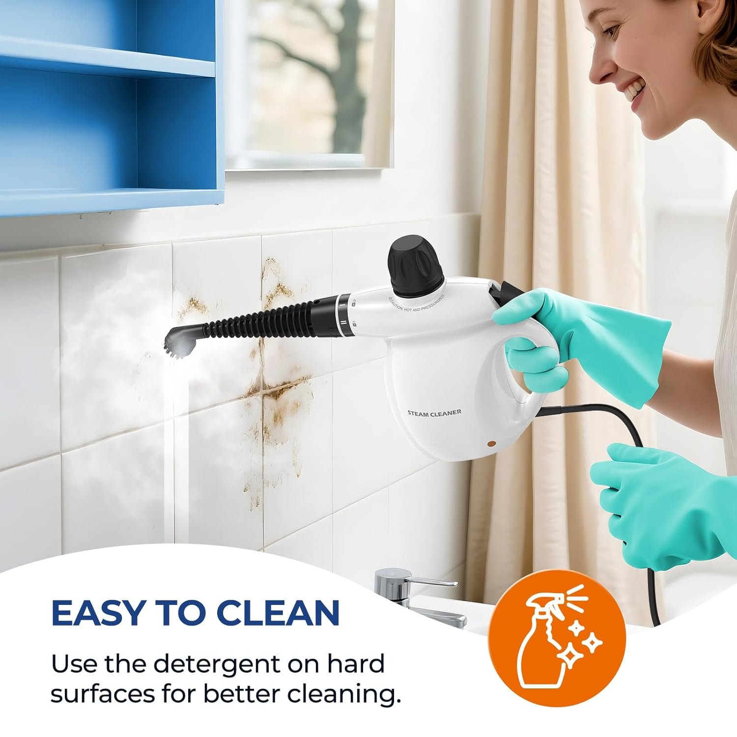 LABIGO Pressurized Handheld handheld steam cleaner specifications and dimensions