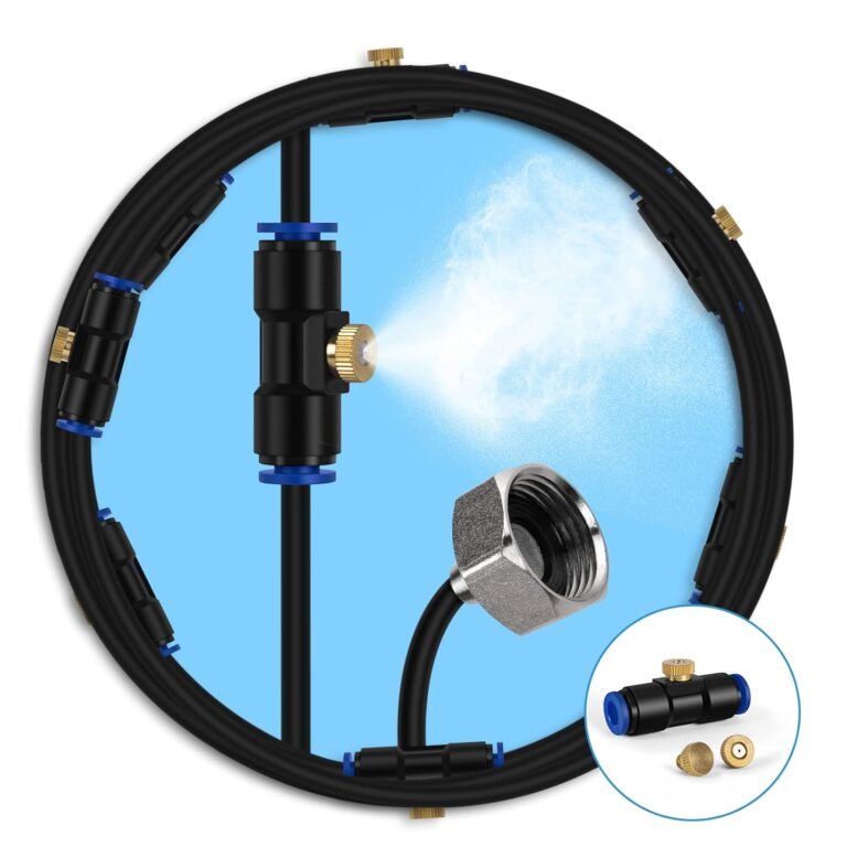 lifeegrn 40FT Misting System Review (2026) 5 lifeegrn lifeegrn Misting Cooling System 40FT patio misting system gallery image 1
