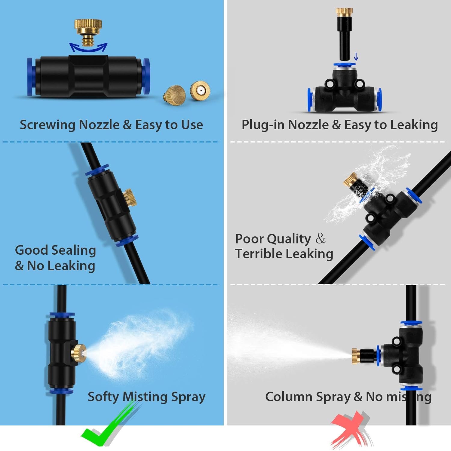 lifeegrn lifeegrn Misting Cooling System 40FT patio misting system gallery image 2
