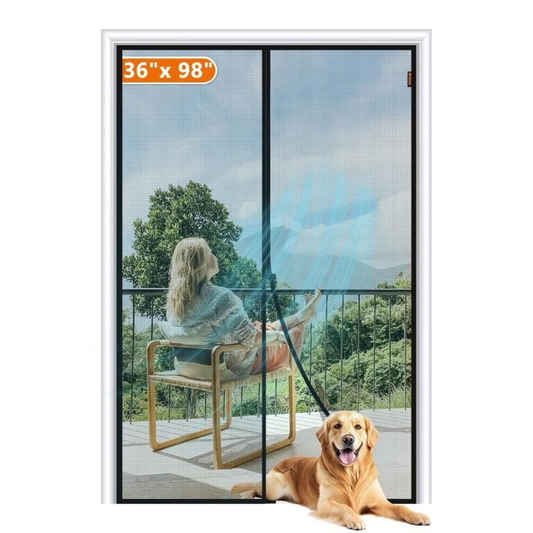 Product Reviews 5 MAGZO 36x98 Fiberglass magnetic screen door gallery image 1