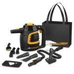 McCulloch MC1230 handheld steam cleaner with full accessory kit
