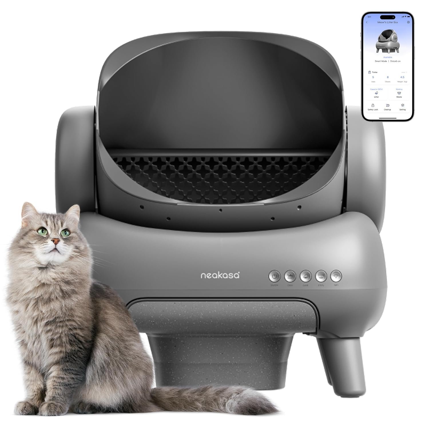 Neakasa M1 Plus multi-cat self-cleaning litter box - product photo