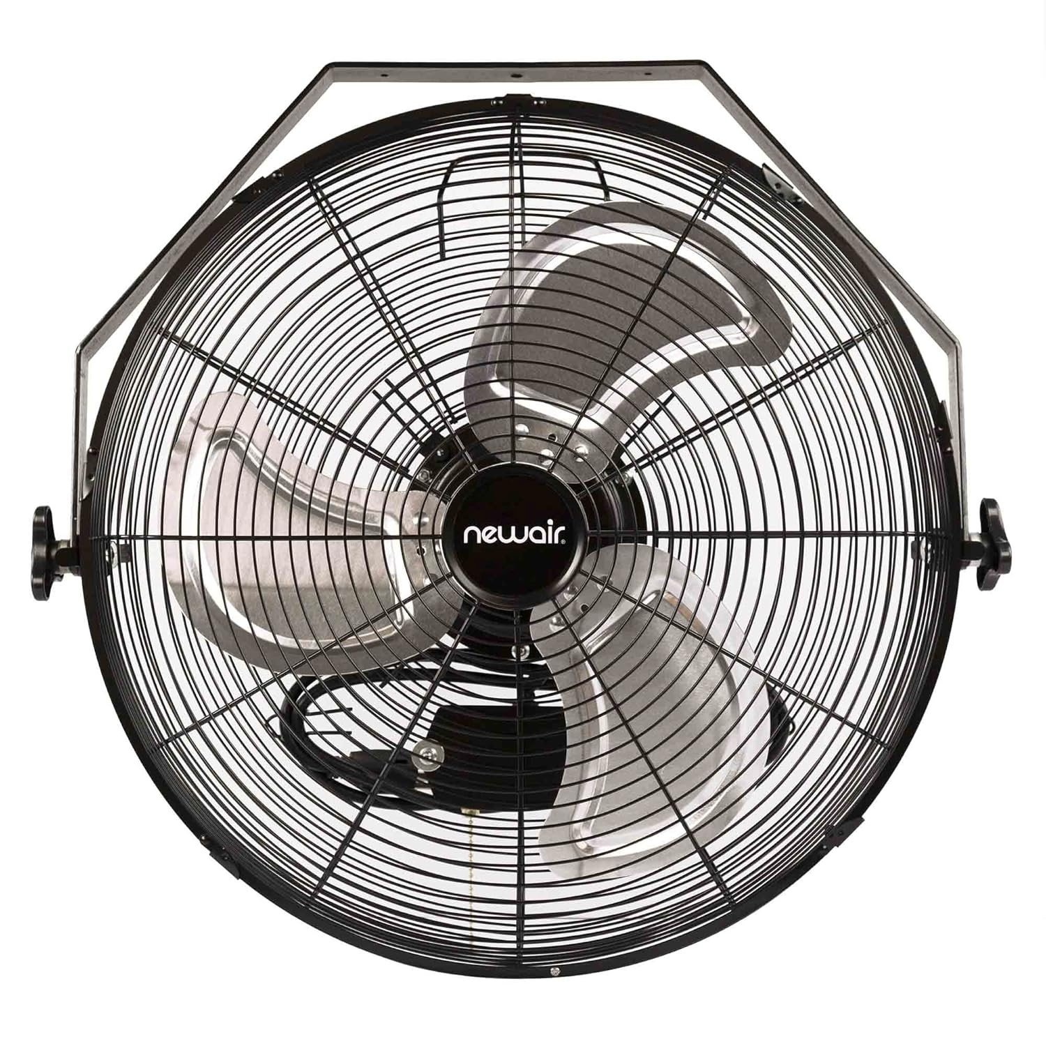 NewAir NewAir 18 in. Wall-Mounted High Velocity Fan product gallery image 2 showing wall mount fan details