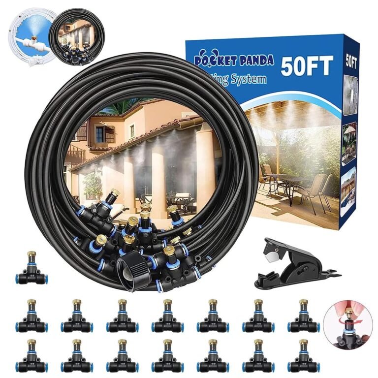 POCKET PANDA 50FT Misting System Review (2026) 4 POCKET PANDA POCKET PANDA Misters Outside Patio 50FT patio misting system gallery image 1