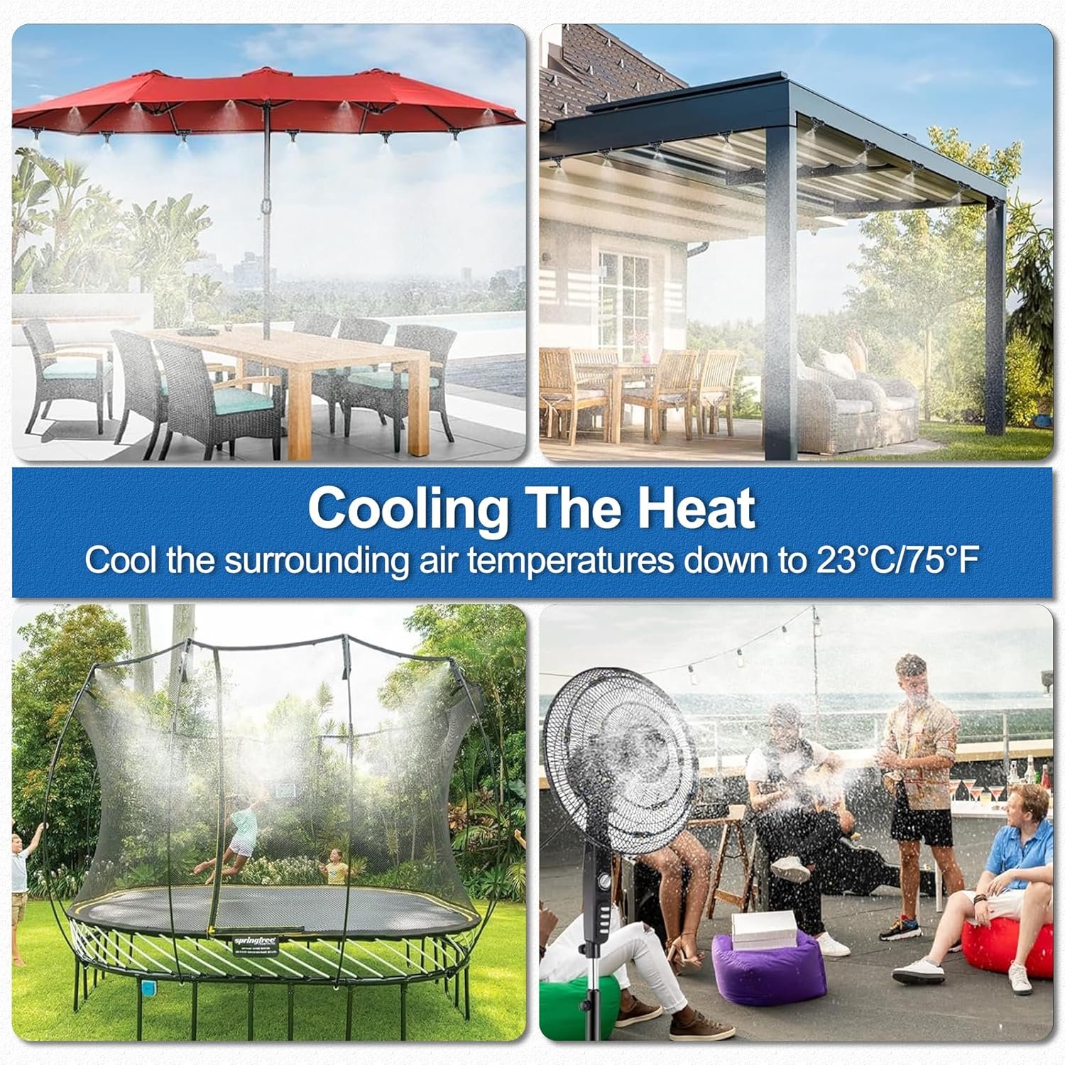 POCKET PANDA 50FT Misting System Review (2026) 2 POCKET PANDA Misters for Outside Patio 50FT gallery image 2