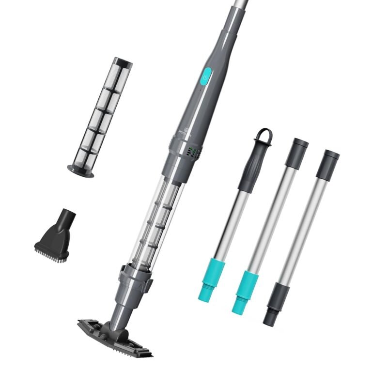 PoolMr PoolMr Handheld Pool Vacuum gallery image 1 showing above-ground pool vacuum details