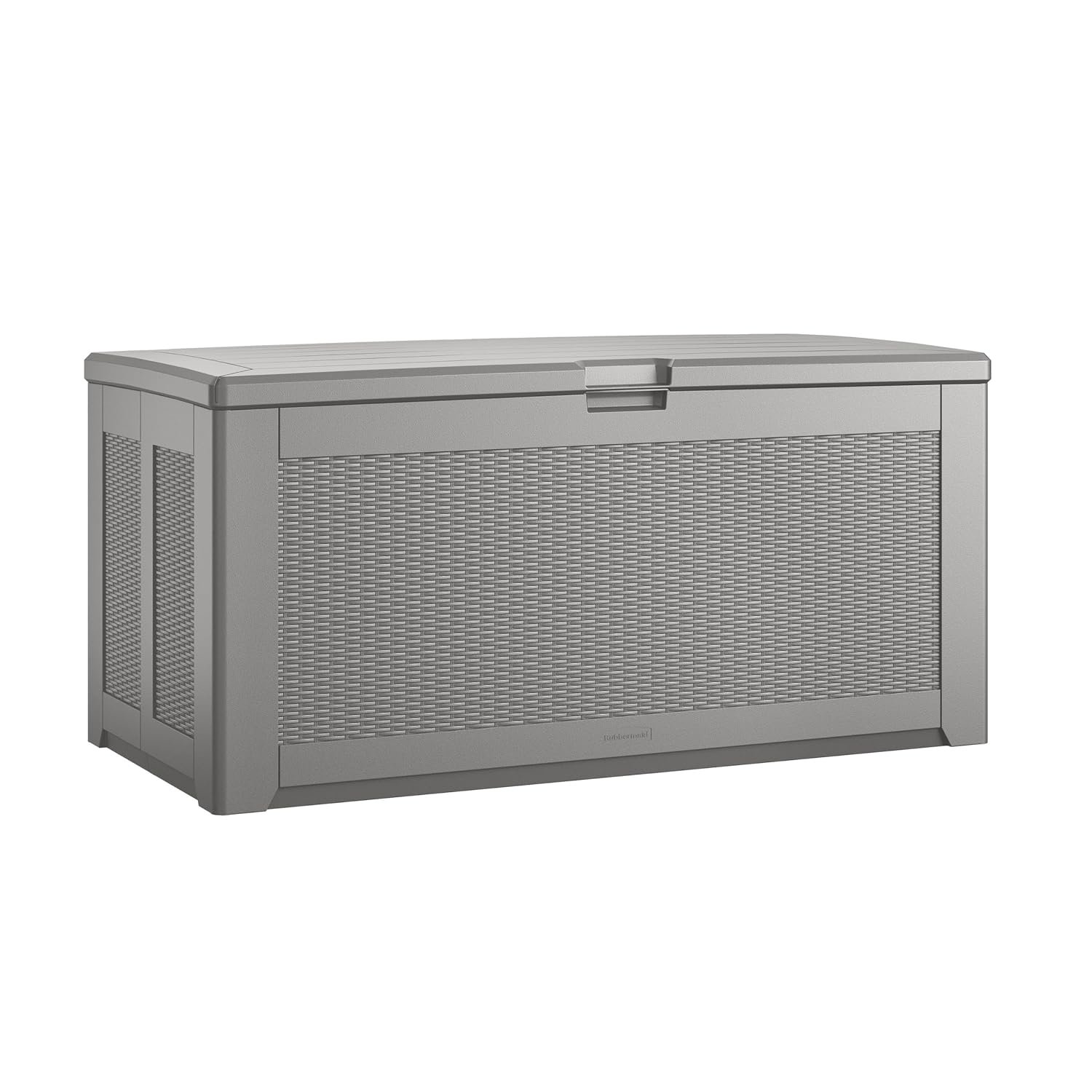 Rubbermaid 134 Gallon XL deck box image 1 showing outdoor storage details