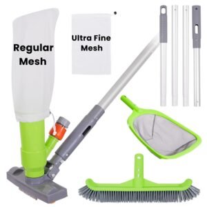 Sepetrel Sepetrel Deluxe Swimming Pool Cleaning Kit gallery image 1 showing above-ground pool vacuum details