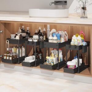 Sevenblue 4-Pack Pull Out under sink organizer gallery image 1