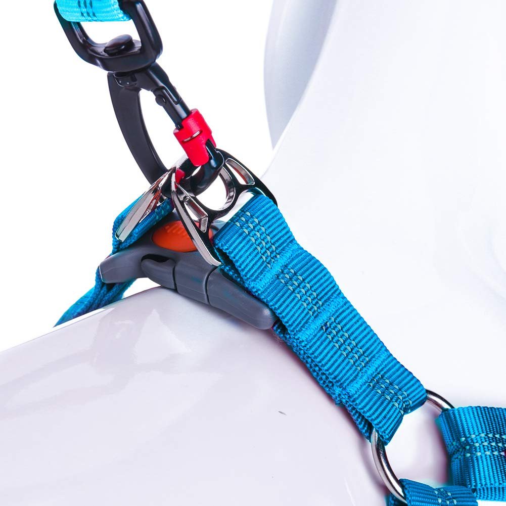 ThinkPet escape proof step-in dog harness harness straps and buckles