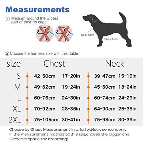 ThinkPet escape proof step-in dog harness size and color options