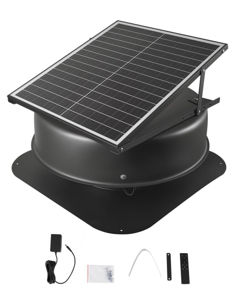VEVOR 35W Solar Attic Fan Review (2026) 1 VEVOR 35W solar attic fan - main product view