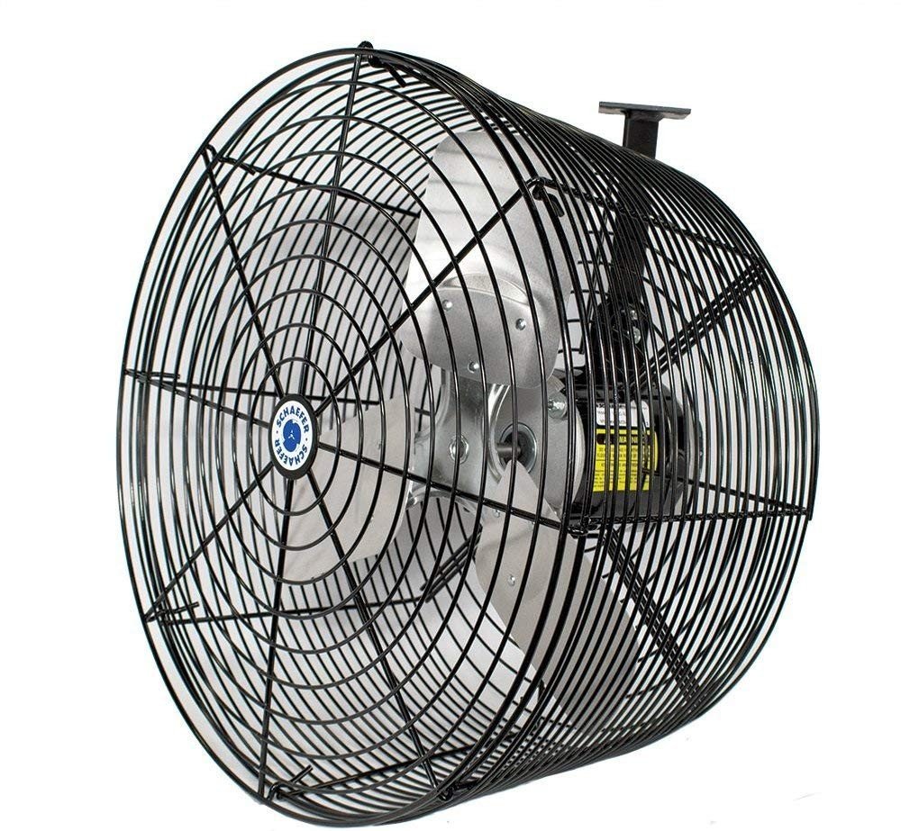 VEVOR VEVOR 18 inch Wall Mount Fan Oscillating 4000 CFM product gallery image 3 showing wall mount fan details