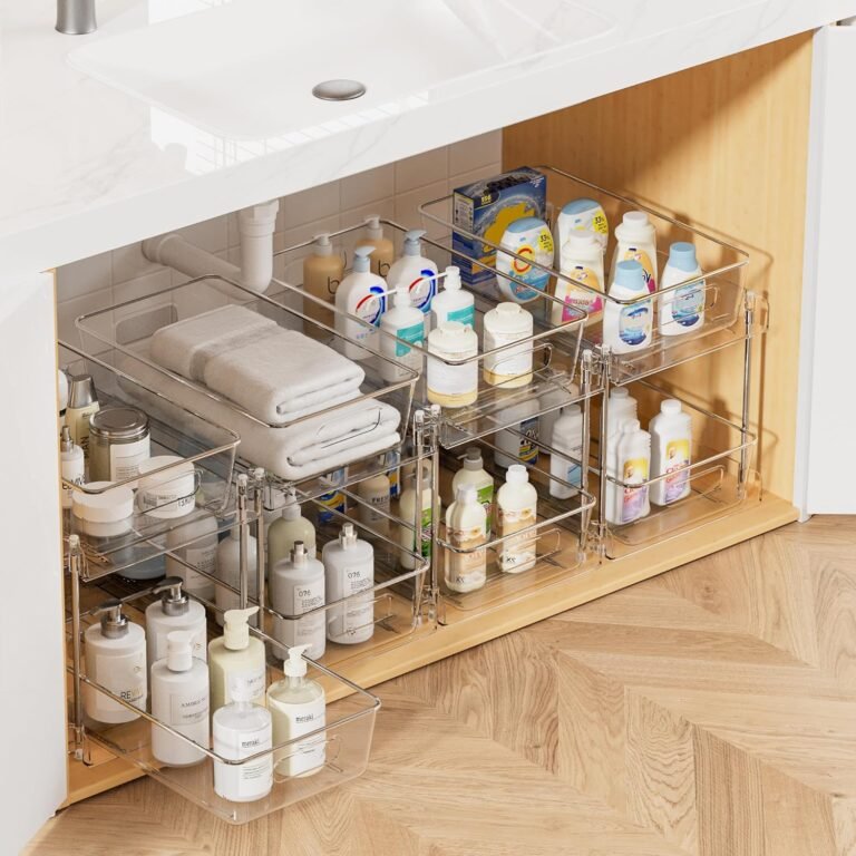 Vtopmart 4-Pack Clear Drawers Review (2026) 3 Vtopmart 4-Pack Clear Drawers under sink organizer gallery image 1