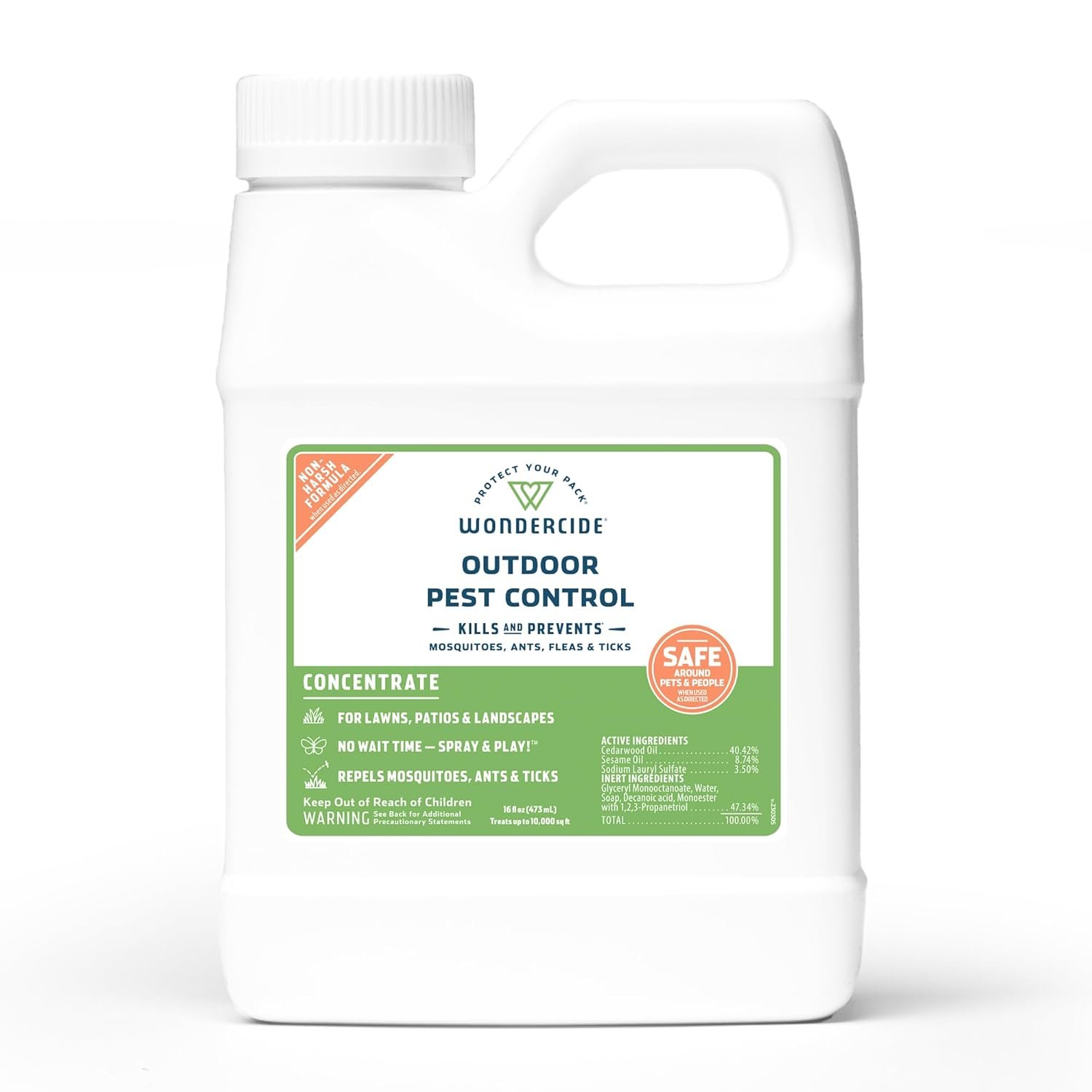 Wondercide Ready-to-Use Flea Tick and Mosquito Yard Spray yard tick control product gallery image 2