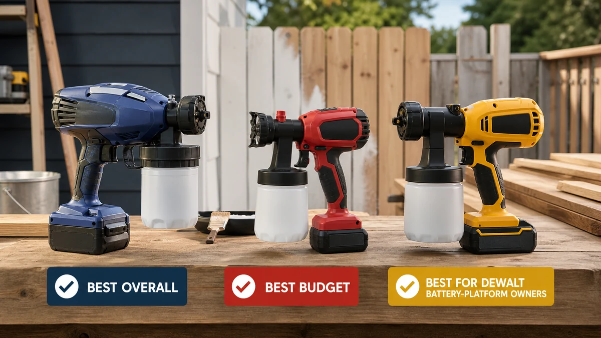 Best Cordless Paint Sprayer 2026: 3 Tested Picks 1 Editorial comparison image