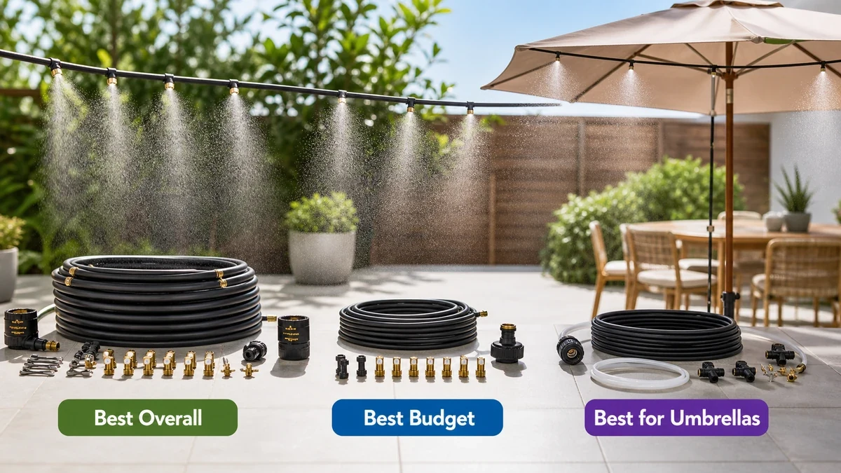 Best Patio Misting System: 3 Product Comparison 1 Editorial comparison image