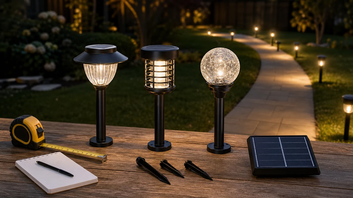 Best Solar Pathway Lights 2026: 3 Tested Picks 5 Three solar pathway light styles compared at dusk