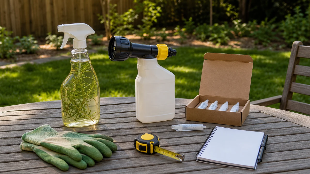 Best Yard Tick Control 2026: 3 Product Comparison 5 Side-by-side yard tick control testing setup