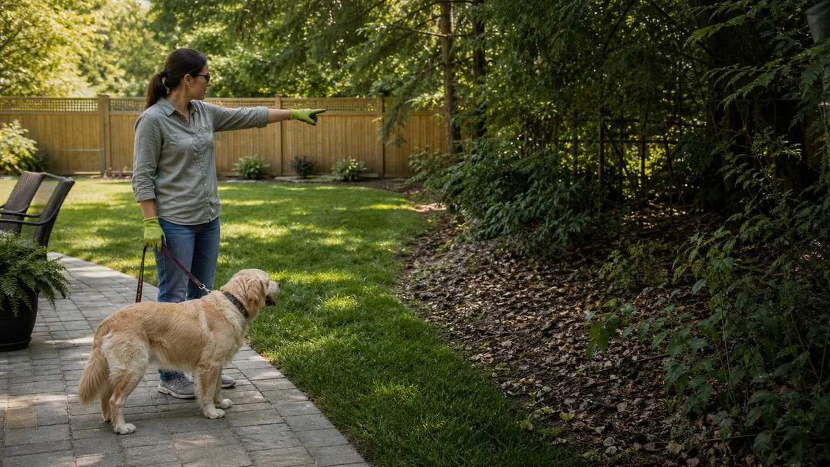 Yard Tick Control Trend 2026: Why Summer Buyers Are Acting Earlier 2 Backyard tick risk zone near shaded lawn edge