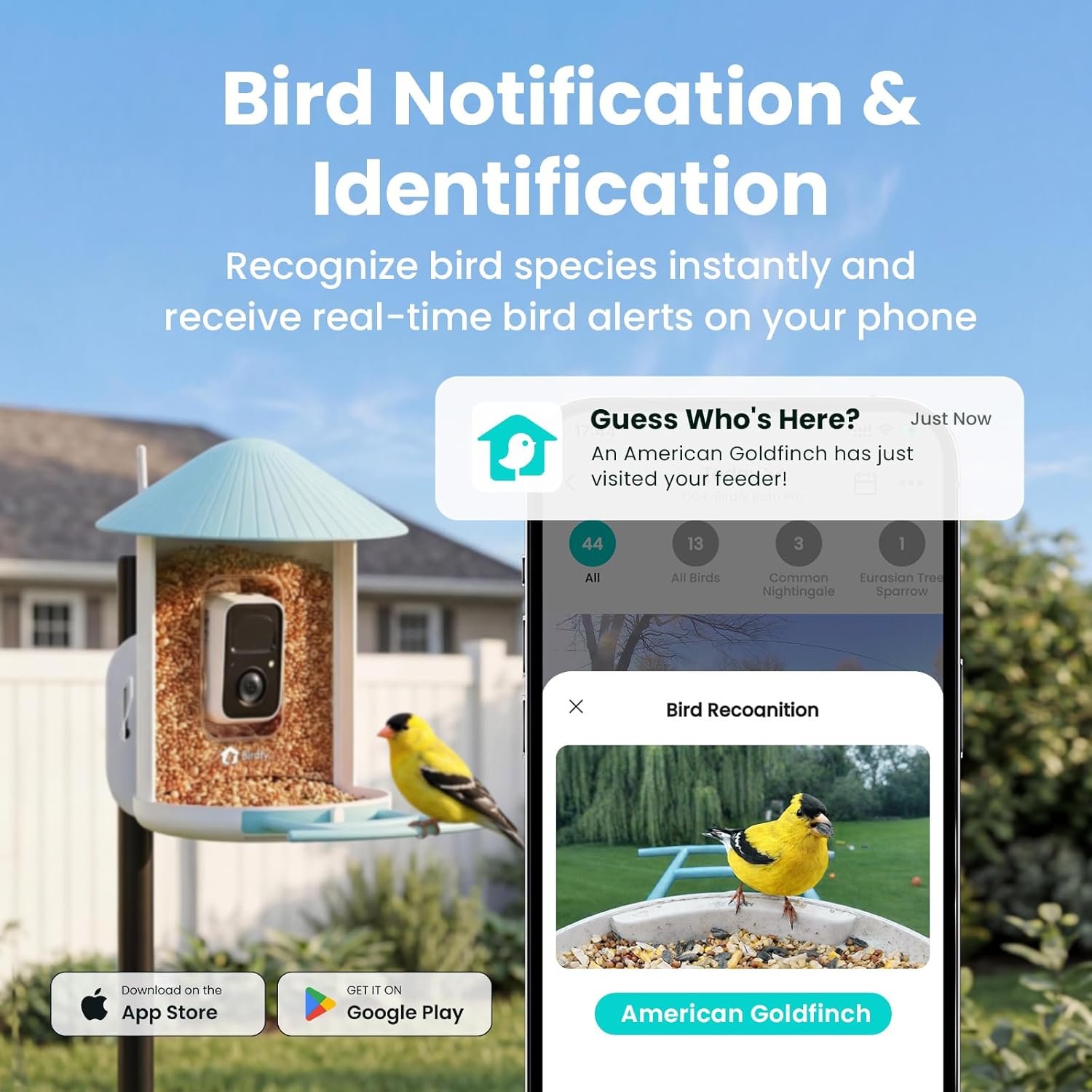 NETVUE by Birdfy Smart Bird Feeder with 2K HD AI Camera product image 3