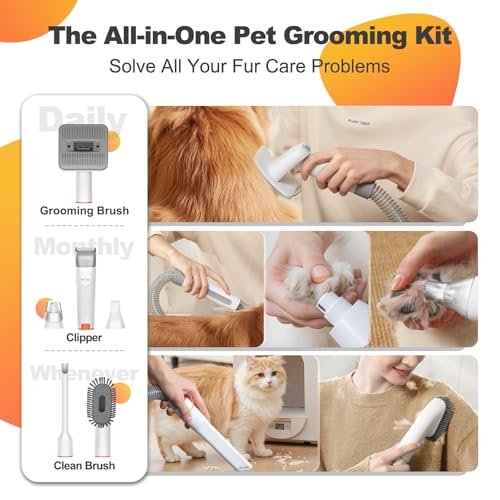 Afloia LM1 6-in-1 Dog Grooming Vacuum Kit product image 3