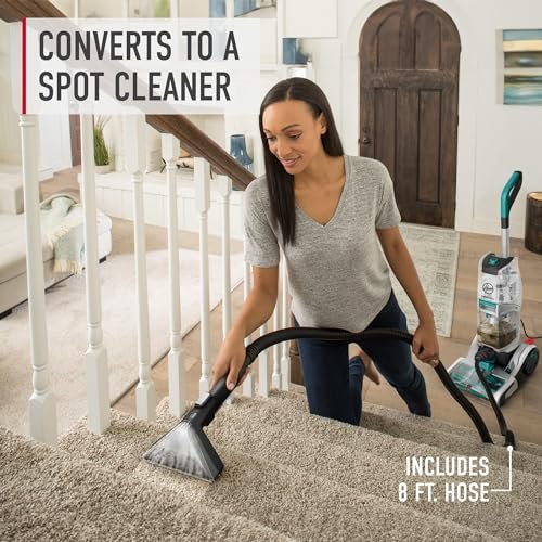 Hoover SmartWash+ Automatic Carpet Cleaner - brush roll or cleaning path detail