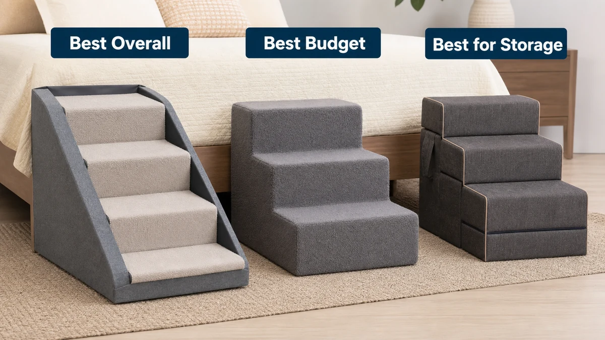 Best Dog Stairs for High Bed: 3 Product Comparison 1 Editorial comparison image