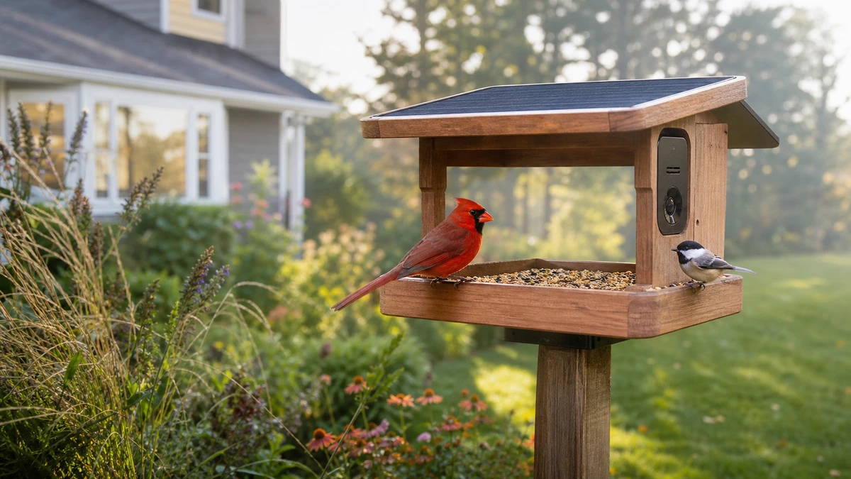 Smart bird feeder camera trend editorial hero
