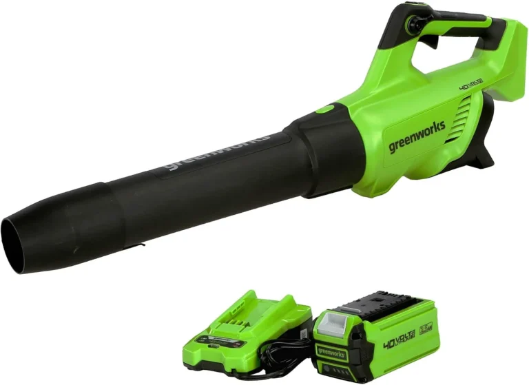 Greenworks 40V 500 CFM cordless leaf blower kit - main product shot