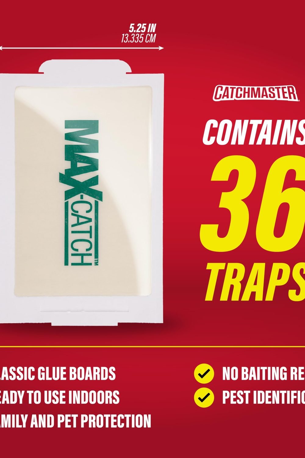 Catchmaster Max-Catch Glue Traps 36pk Review (2026) 2 Catchmaster Max-Catch Glue Traps 36pk, Sticky Mouse Traps Indoor for Home in use at home