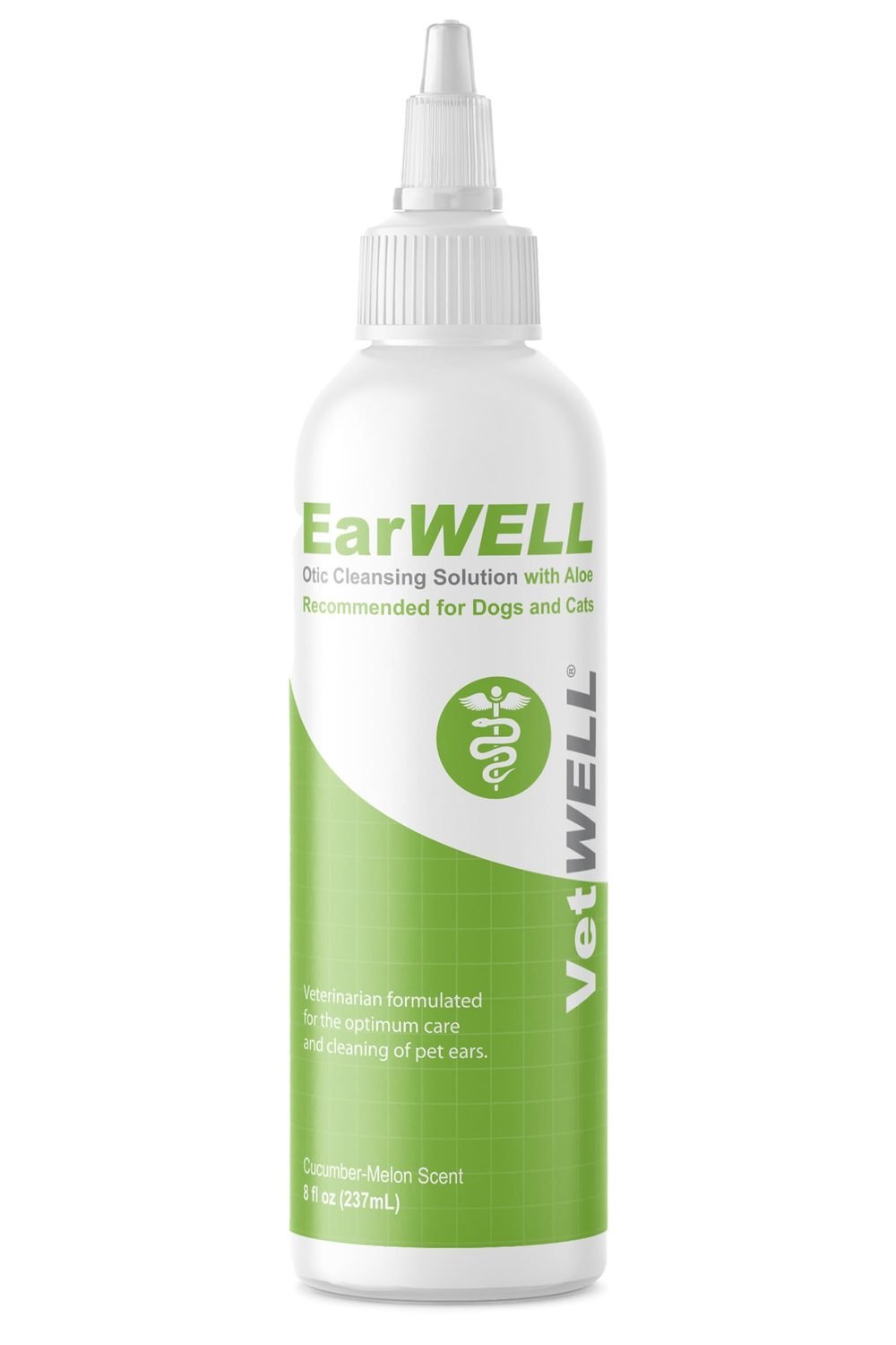 VetWELL Ear Cleaner Review (2026) 1 VetWELL Ear Cleaner for Dogs and Cats - Cucumber Melon - 8 oz shown on its Amazon listing