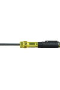 Klein Tools 32613 Multi-Bit Screwdriver, Precision HVAC 3-in-1 Pocket Screwdriver with Phillips, Slotted and Schrader Bits main product view - Klein Tools 32613 Multi-Bit Screwdriver, Precision HVAC 3-in-1 Pocket Screwdriver with Phillips, Slotted and Schrader Bits