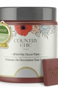 Country Chic All-in-One Chalk Paint Furniture, Cabinets, Home Decor, Eco-Friendly, Matte Finish, Built-In Primer & Top Coat Wood, Metal - Cranberry Sauce (red) - 4 oz (118 ml) main product view - Country Chic All-in-One Chalk Paint Furniture, Cabinets, Home Decor, Eco-Friendly, Matte Finish, Built-In Primer & Top Coat Wood, Metal - Cranberry Sauce (red) - 4 oz (118 ml)