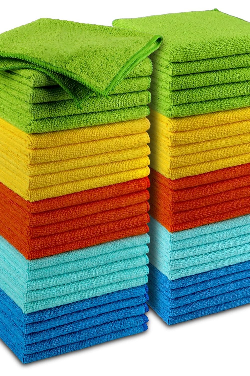 AIDEA Microfiber Cleaning Cloth-50PK Review (2026) 1 AIDEA Microfiber Cleaning Cloth-50PK, Microfiber Towels for Cars, 12"×12" shown on its Amazon listing