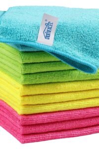 HOMEXCEL 12PK Microfiber Cleaning Cloth, Cleaning Rag Home, 11.5x11.5in main product view - HOMEXCEL 12PK Microfiber Cleaning Cloth, Cleaning Rag Home, 11.5x11.5in