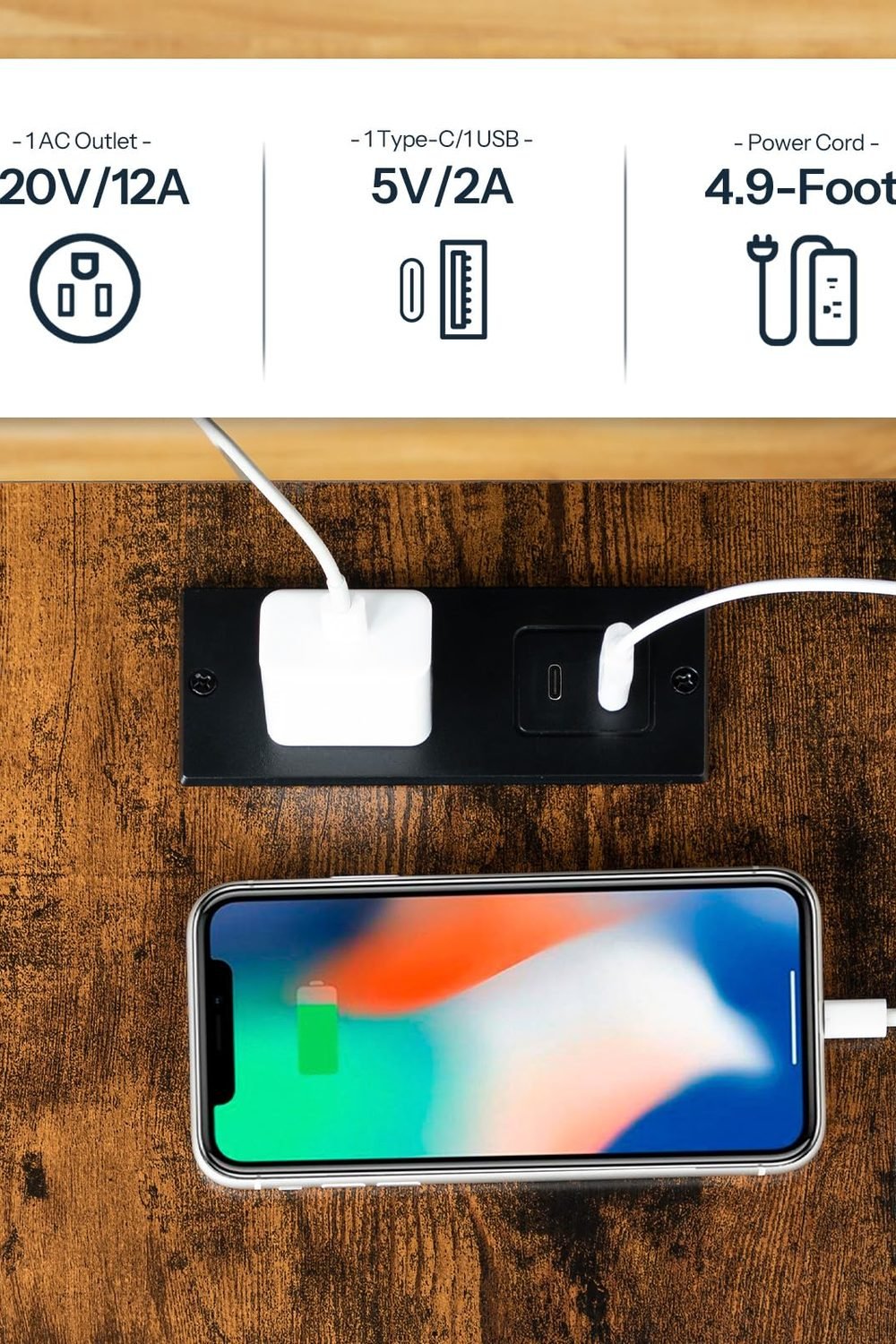HOOBRO Side Table with Charging Station, Set of 2 End Tables with USB Port and Outlets, Nightstand with 2-Layer Storage Shelves Small Spaces, Living Room, Bedroom, Rustic Brown BF09UBZP201 in use at home - HOOBRO Side Table with Charging Station, Set of 2 End Tables with USB Port and Outlets, Nightstand with 2-Layer Storage Shelves Small Spaces, Living Room, Bedroom, Rustic Brown BF09UBZP201