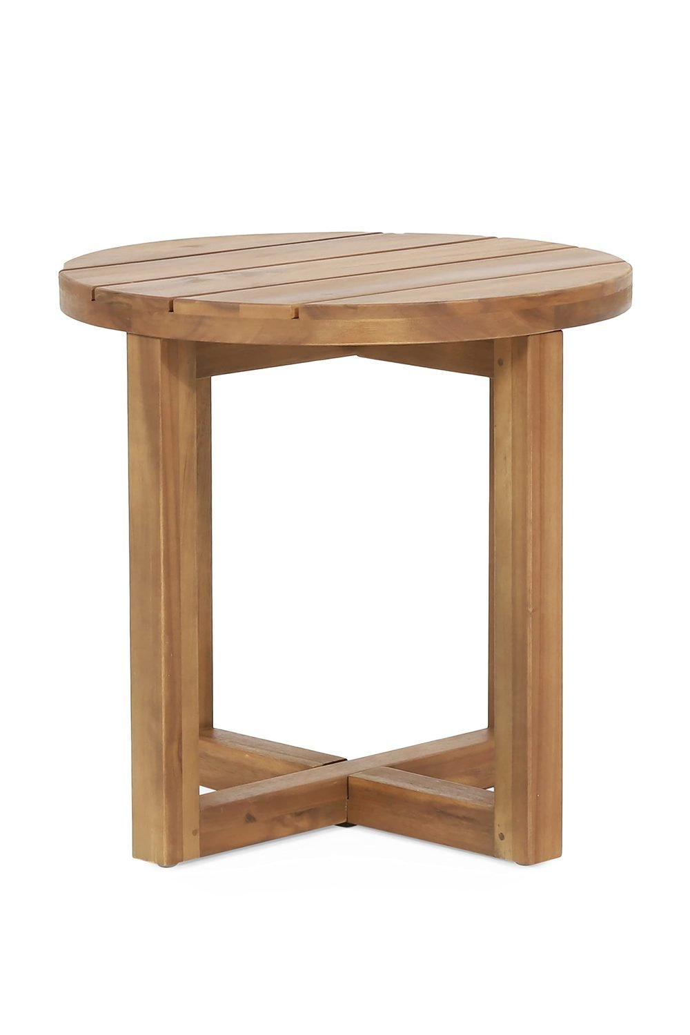 Hamel Outdoor Circular Side Table - Acacia Wood - Teak accessories and refills - Hamel Outdoor Circular Side Table - Acacia Wood - Teak