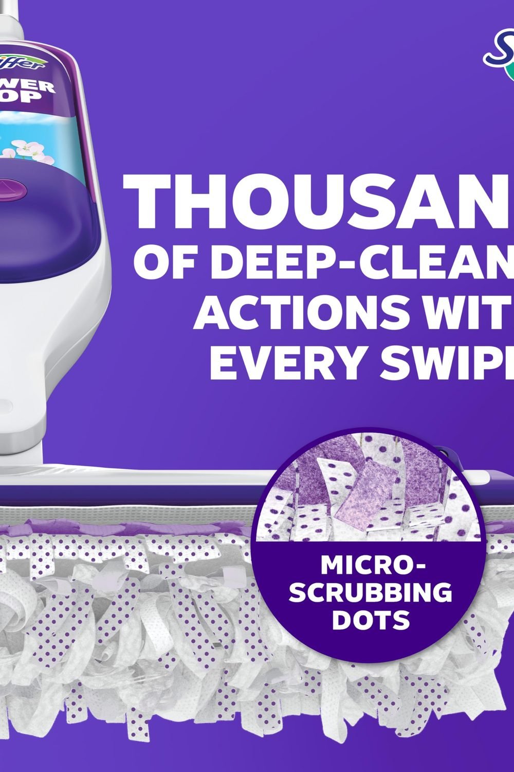 Swiffer PowerMop Mopping Kit Floor Cleaning, Set Includes 1 Power Mop, 2 Replacement Pads, 1 Liquid Solution Refill, 2 Batteries, No Bucket Needed Electric Spray Cleaner, Multi-Surface and Wood accessories and refills - Swiffer PowerMop Mopping Kit Floor Cleaning, Set Includes 1 Power Mop, 2 Replacement Pads, 1 Liquid Solution Refill, 2 Batteries, No Bucket Needed Electric Spray Cleaner, Multi-Surface and Wood