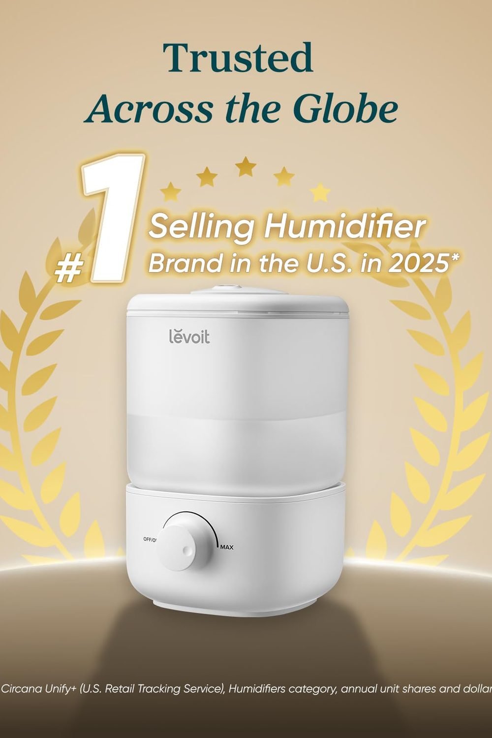 Levoit Top Fill Humidifiers Bedroom, 2.5L Tank Large Room, 28dB in use at home - Levoit Top Fill Humidifiers Bedroom, 2.5L Tank Large Room, 28dB