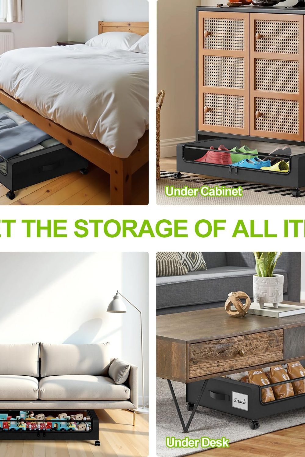 Molutsody Under Bed Storage with Wheels, 2-Pack Underbed Storage Containers with Clear Lids, Under Bed Shoe Storage Organizer, Rolling Under the Bed Storage Bins Clothes Shoes Blankets (Black) accessories and refills - Molutsody Under Bed Storage with Wheels, 2-Pack Underbed Storage Containers with Clear Lids, Under Bed Shoe Storage Organizer, Rolling Under the Bed Storage Bins Clothes Shoes Blankets (Black)