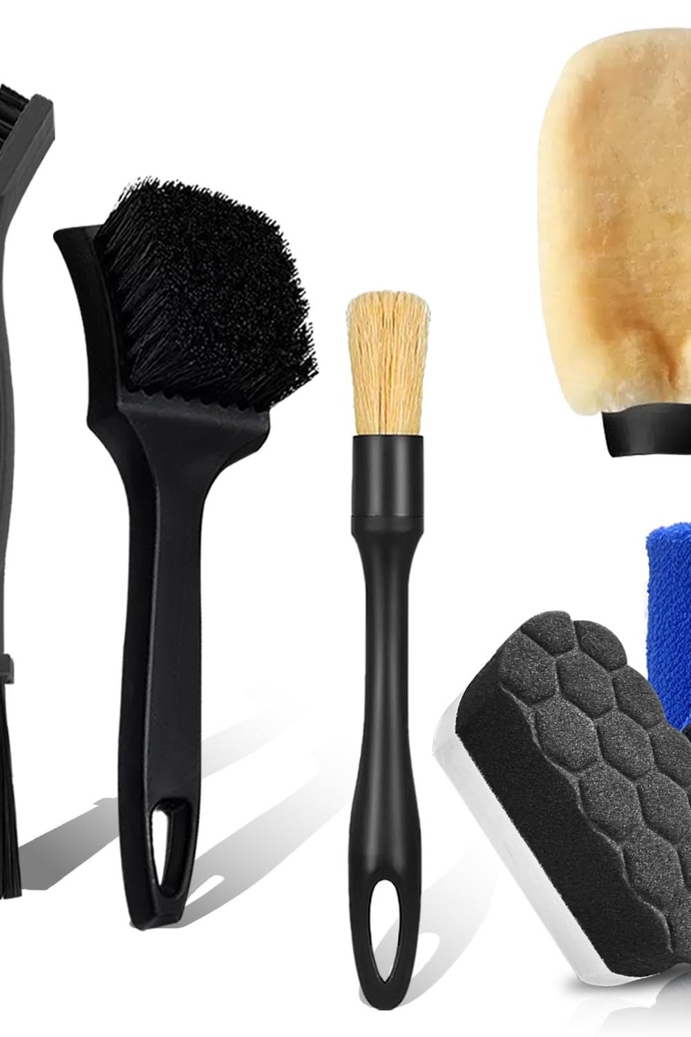 Motorcycle Cleaning Kit, Motorcycle Detailing Wash Kit, Motorcycle Cleaner Brush Tools product image
